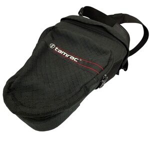 Tamrac Compact Camera Bag Black Red Trim Padded Case for DSLR or Mirrorless